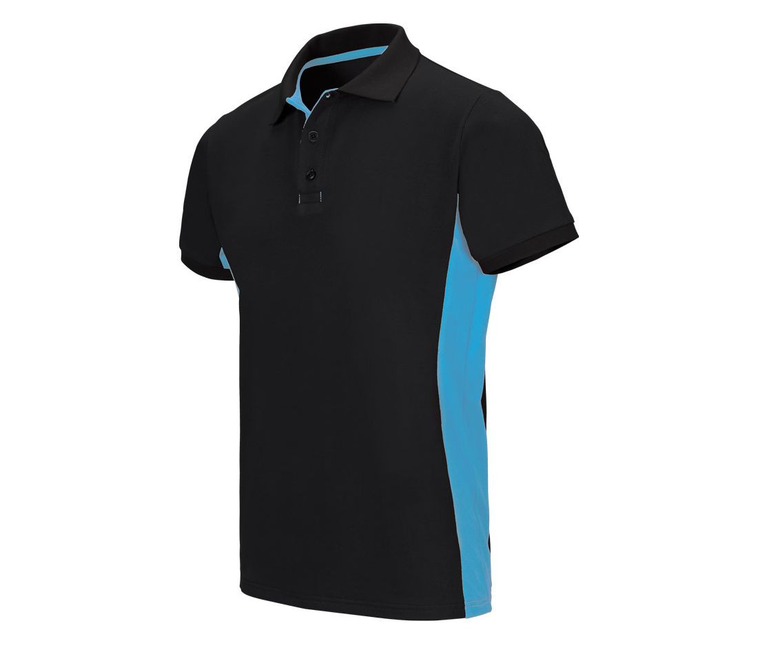 POLO BICOLORE MANCHES COURTES