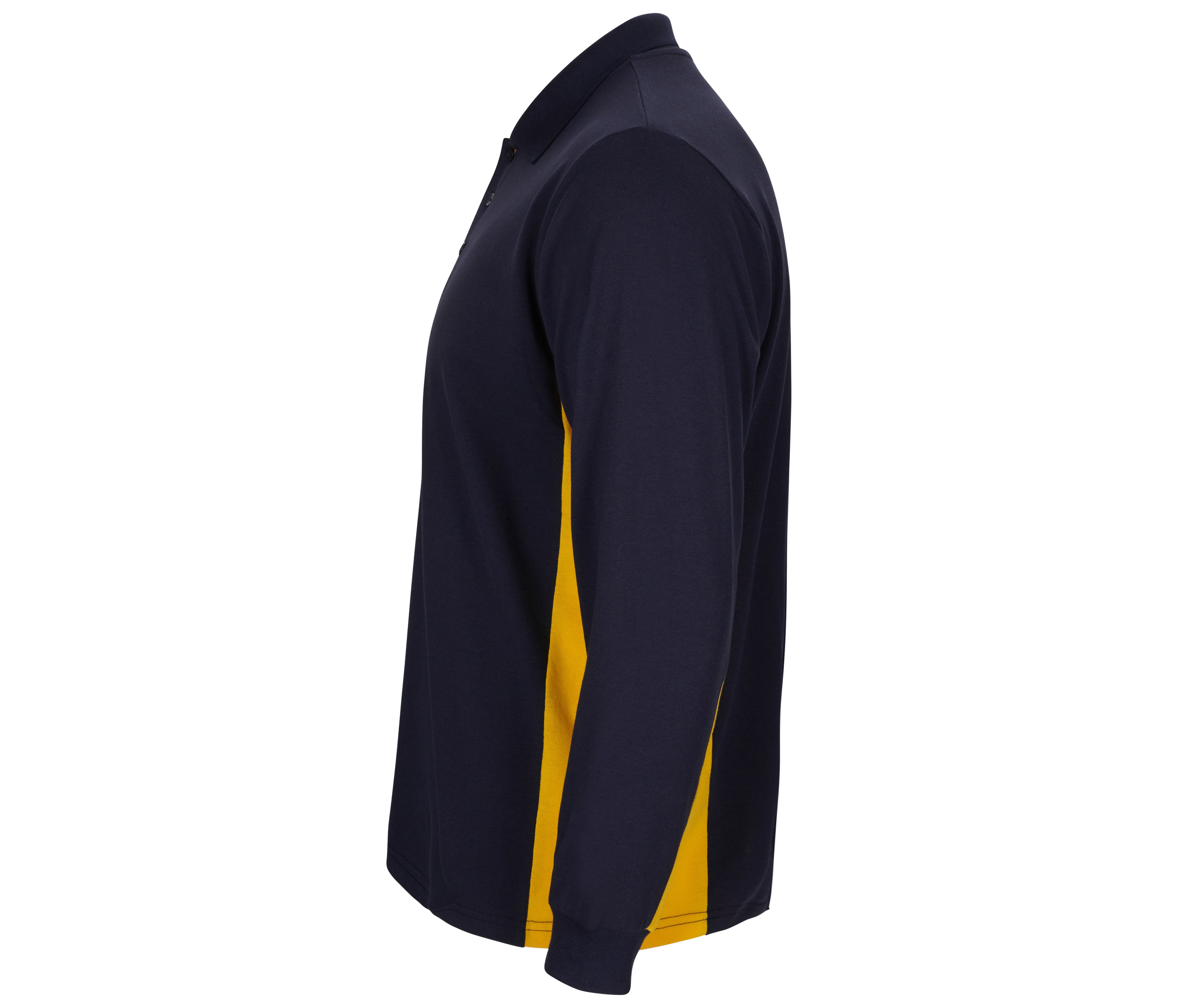 POLO BICOLORE MANCHES LONGUES