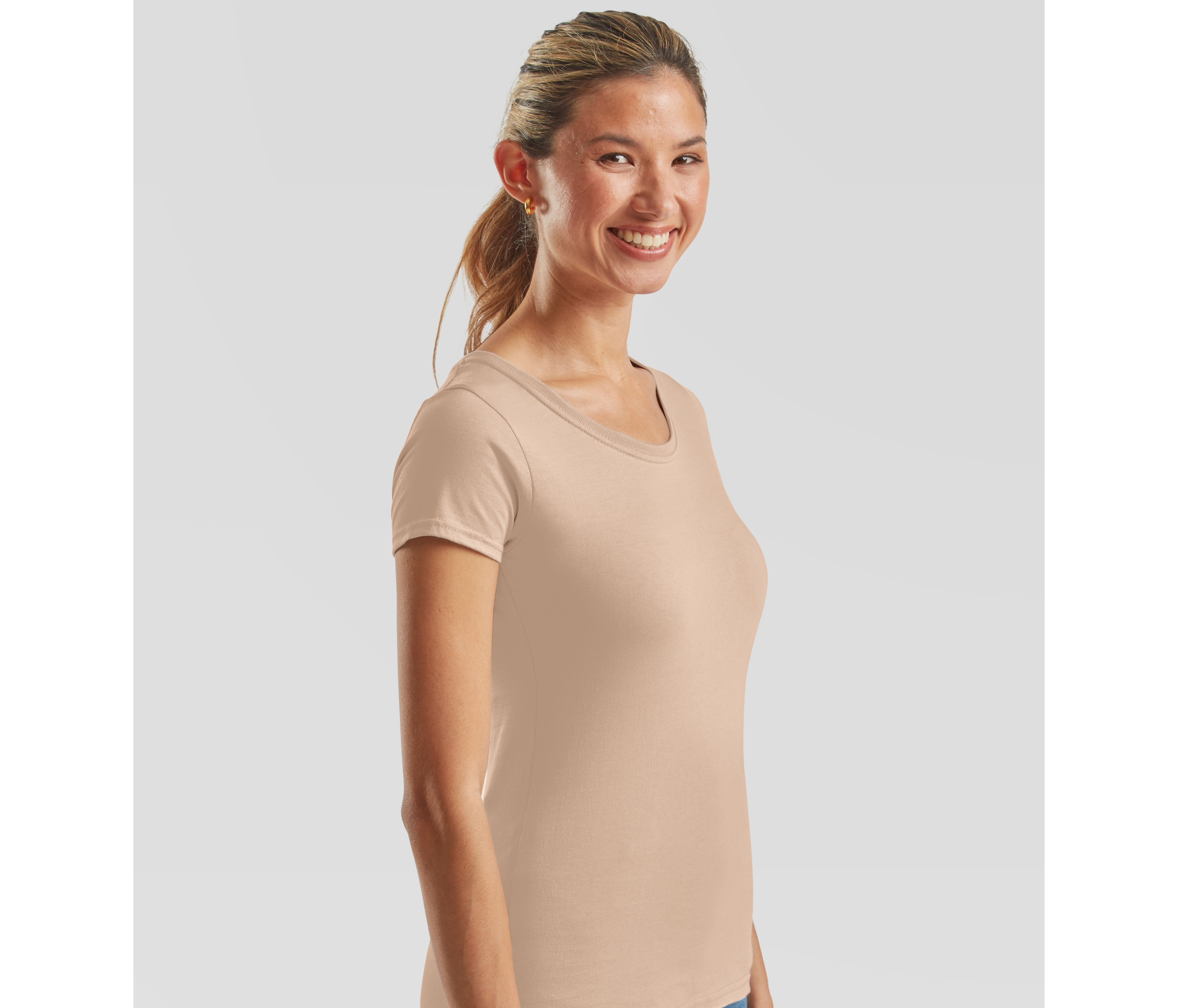 LADIES ICONIC 195 RINGSPUN PREMIUM T