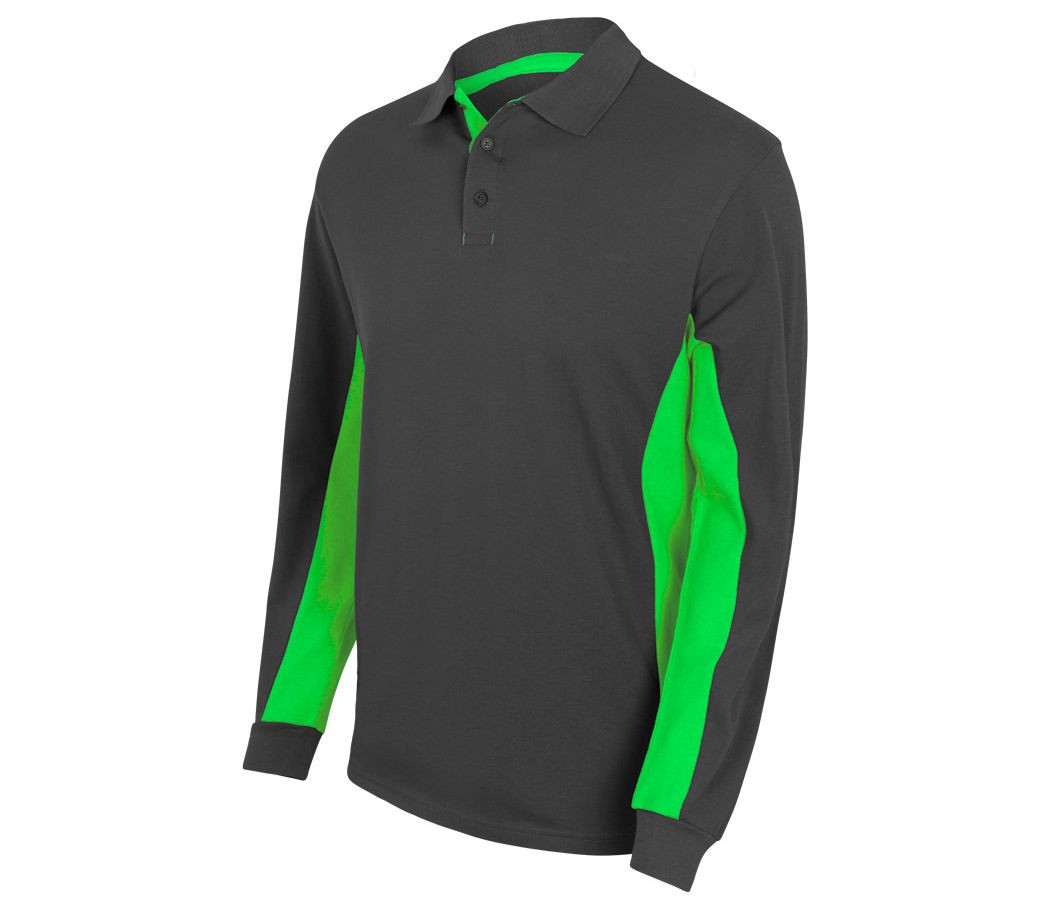 POLO BICOLORE MANCHES LONGUES