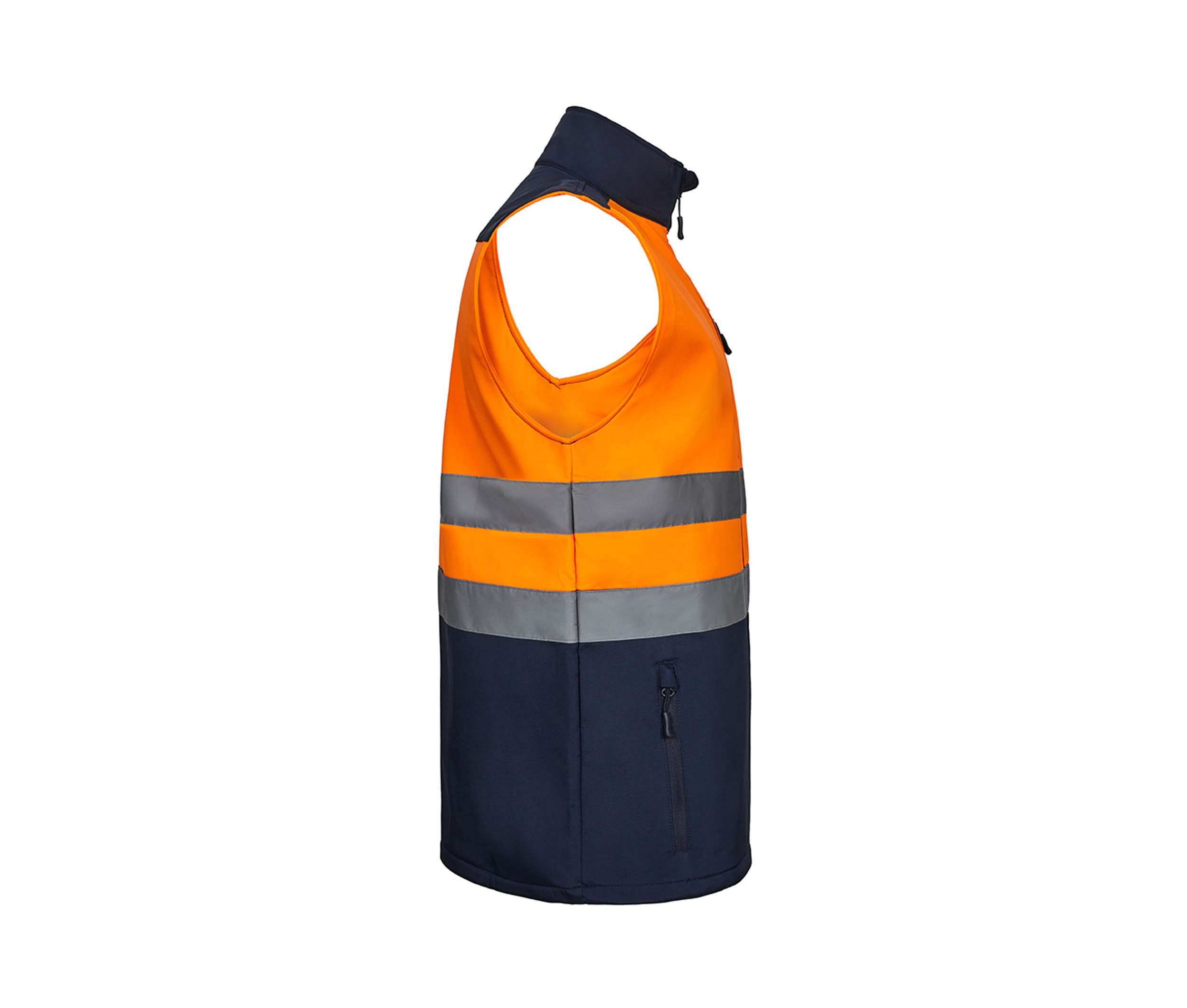 GILET SOFTSHELL BICOLORE