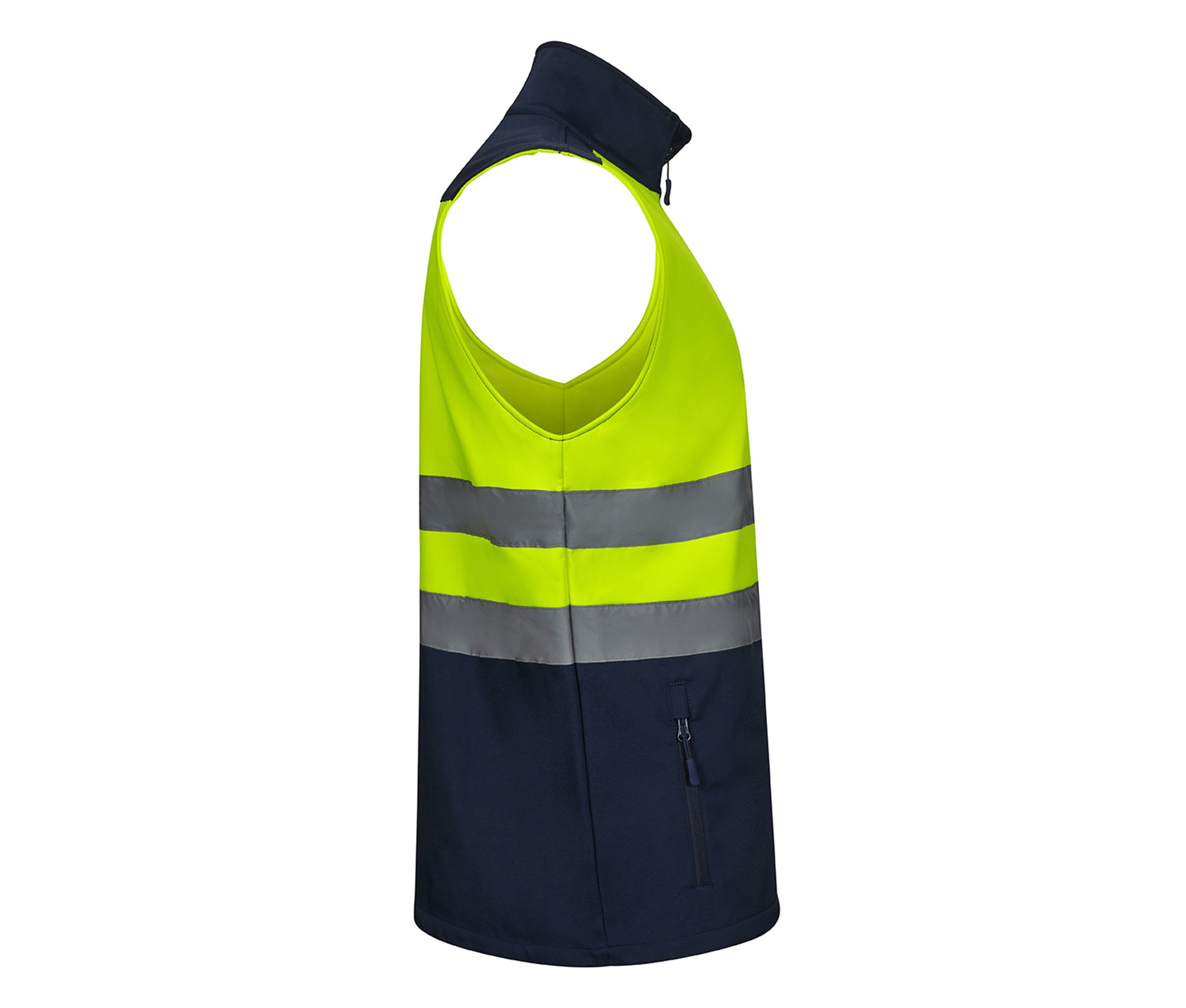 GILET SOFTSHELL BICOLORE