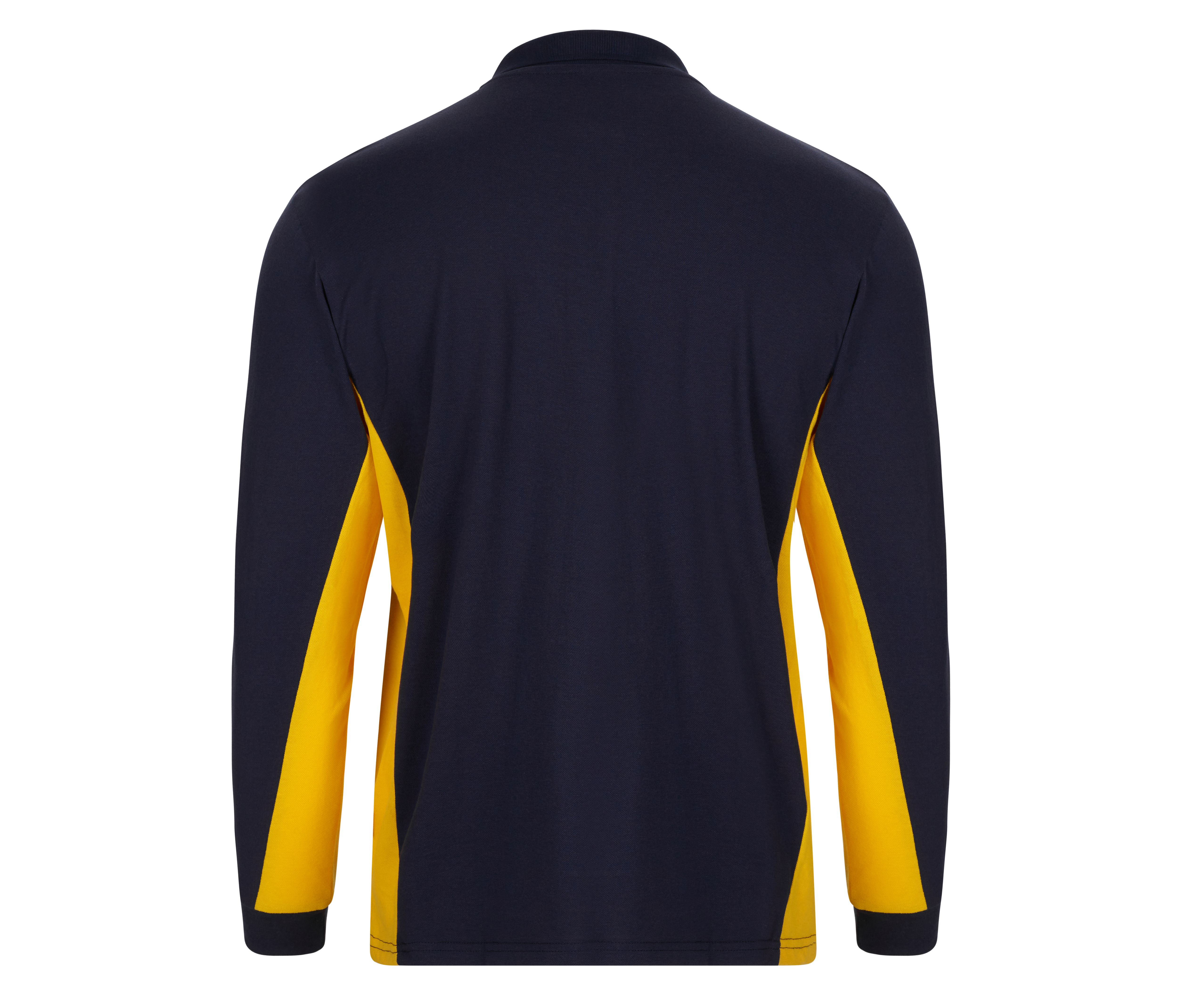 POLO BICOLORE MANCHES LONGUES
