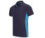 POLO BICOLORE MANCHES COURTES